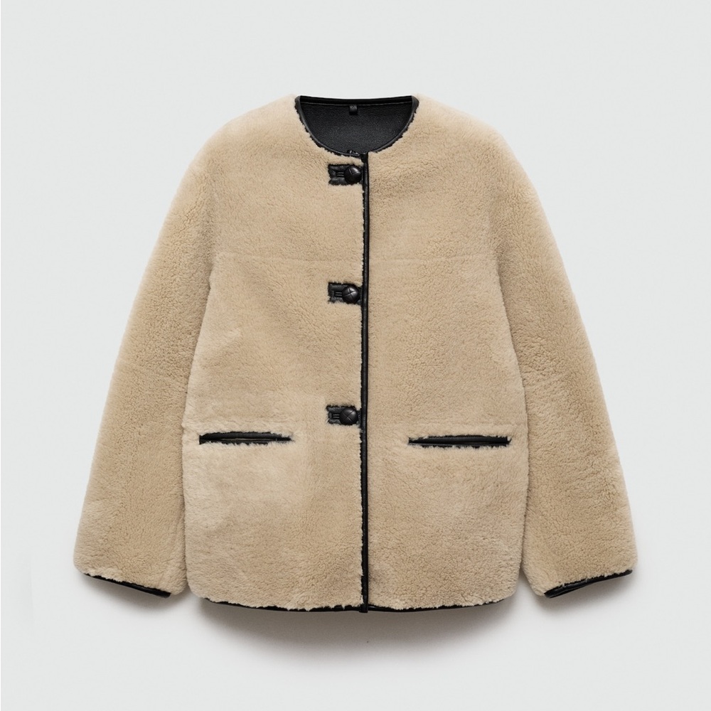 Mango Fur-effect coat